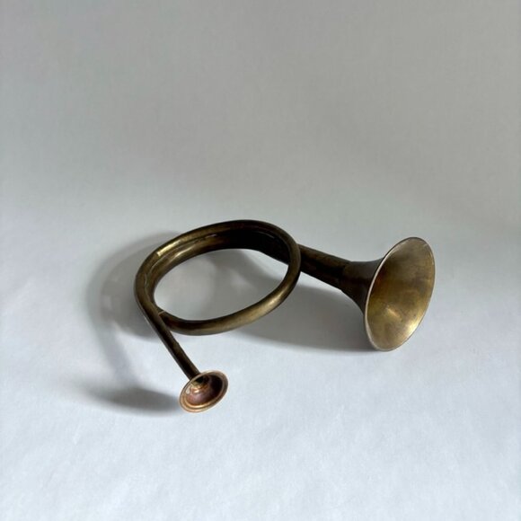Other - Vintage Brass French Horn Fox Hunt Bugle Decor